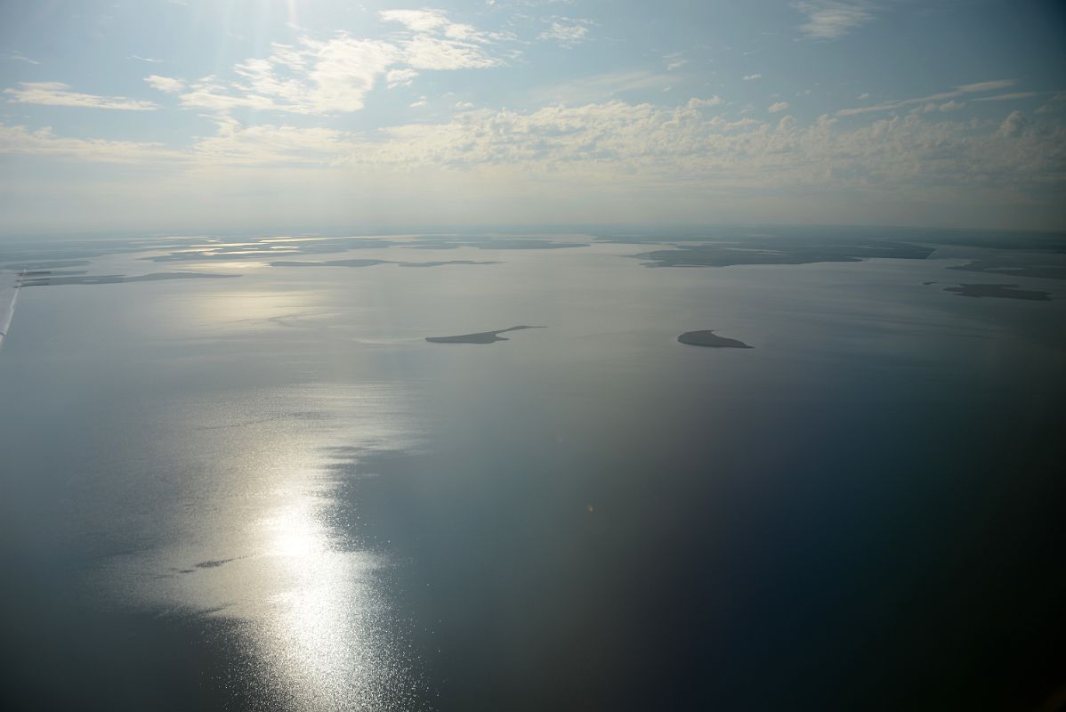 02A Flying Over A Large Lake On The Flight From Inuvik To Tuktoyaktuk Northwest Territories